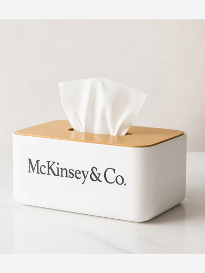 Wood Tissue Box