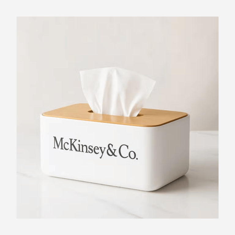 Wood Tissue Box